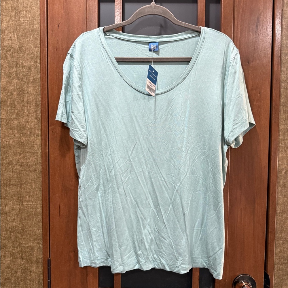 NWT Ripskirt Hawaii Simple Tee XXL Seasalt Green